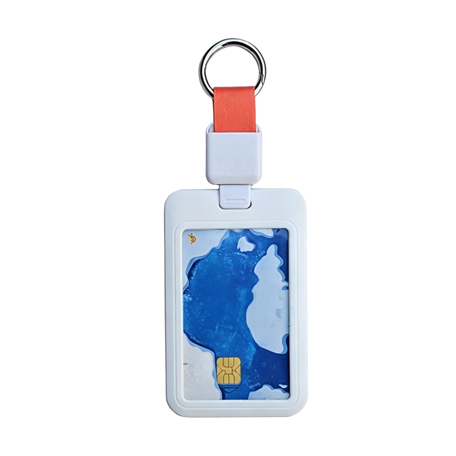 Amazon.co.jp: 伸縮リール付き IC カードホルダー パスケース 両面